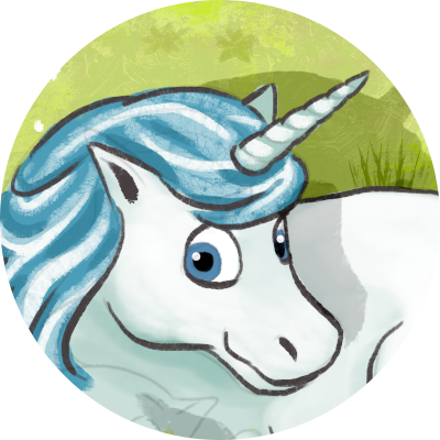 Blue Snow das Einhorn